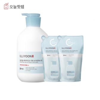  [일리윤] 일리윤 세라마이드아토6.0탑투토워시 1000ML +리필 500ml 2개 (15869497)