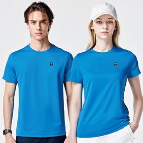 남성 여성 반팔 티셔츠 23160 블루
