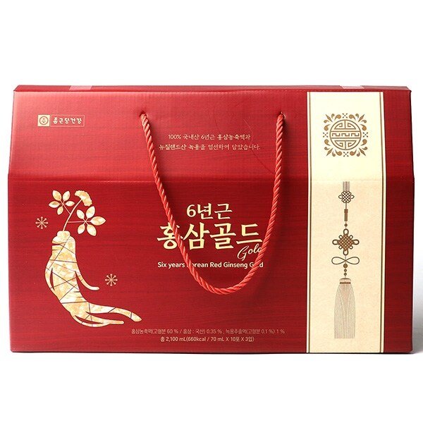 건강 홍삼골드 (70ml x 30포) / 선물가방