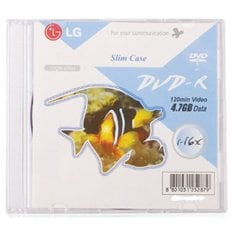 엘지 DVD공씨디 DVR-R 120min 공시디 공CD 1장