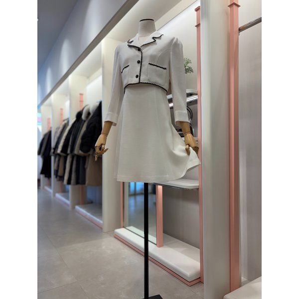 [여주점] 85% 할인 여성 트리밍 배색 투인원 원피스(ITN8WOP140)