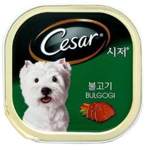 오너클랜 강아지 간식 시저캔 습식사료 통조림 불고기 1개
