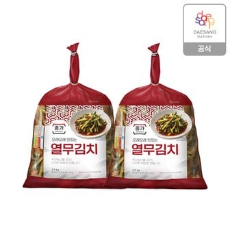 종가집 종가 열무김치 5kg (2.5kg + 2.5kg)