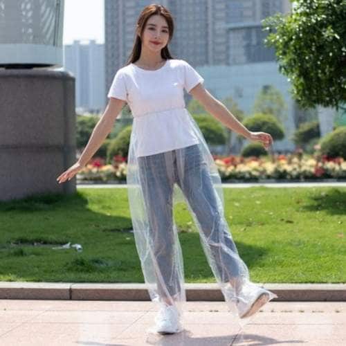 우비 일회용 비닐 커버 방수 팬츠 우비 바지