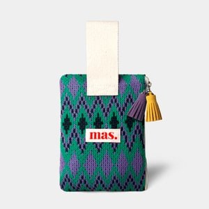 마스마룰즈 Strap pouch _ Knit 지그재그패턴