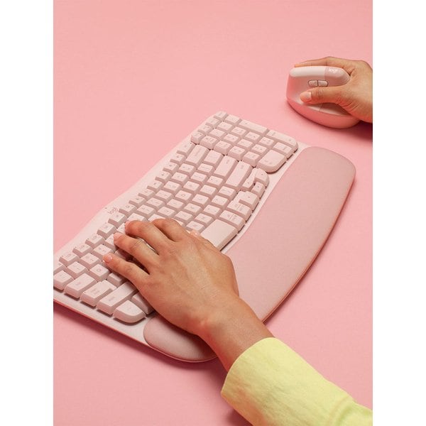 로지텍코리아 WAVE KEYS + LIFT 인체공학 키보드, 마우스 COMBO SET