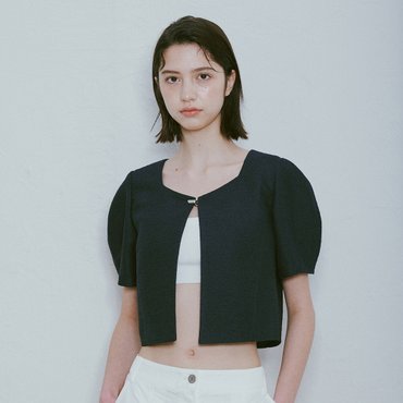 레이브 Square Neck Jacket in Navy VW4MJ210-23