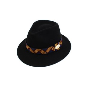 Ethnic Line Wool Short Fedora 울페도라