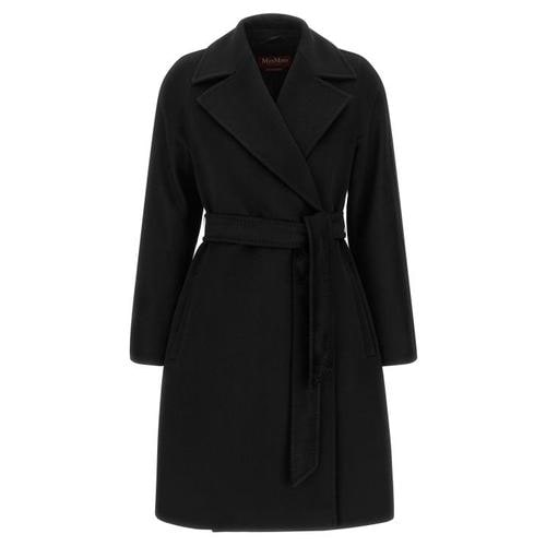 막스마라 라벤나 버진 울 코트 MA344743BM BLACK