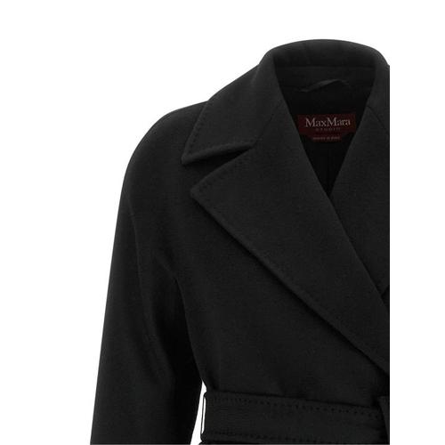 막스마라 라벤나 버진 울 코트 MA344743BM BLACK