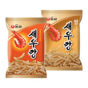 [한번에먹자] 새우깡 90g 5봉지 + 쌀새우깡 80g 5봉지 / 총 10봉지