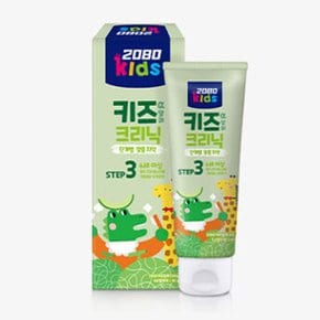 2080 키즈크리닉 3스텝 치약 6세이상 불소 충치예방