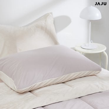 JAJU (침구)실키 모달 극세사 베개커버_70X50cm_2P_핑크