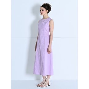 CUTOUT MAXI LINE DRESS LILAC MBCSOP003LC