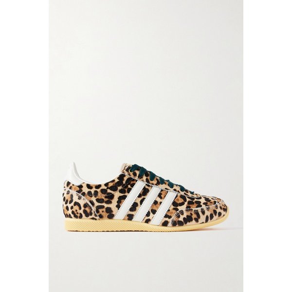 일본 가죽 트리밍 레오파드 프린트 송아지털 스니커즈 46376663162980589