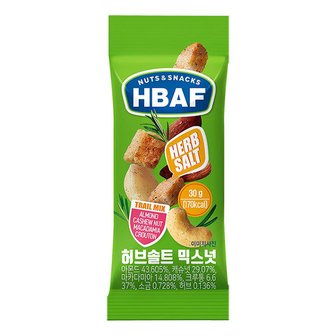  허브솔트믹스넛 간식스낵 30g x 30개 (무료배송)