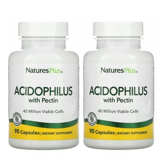  네이쳐플러스 애시도필루스 유산균 Acidophilus con pectin 90 캡슐 2개