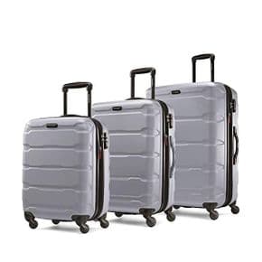 미국 샘소나이트 캐리어 20인치 28인치 Samsonite Omni PC 3 Piece Spinner Set Platinum 135545