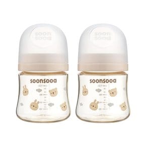 트윈팩 PPSU 젖병 240ml 노꼭지
