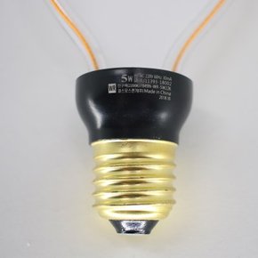 롱 LED 하트 모양 밴딩 램프 5W 전구색(노란색)