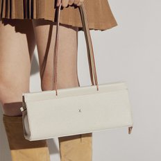 Diana Canvas Shoulder Bag S Ivory_Ivory