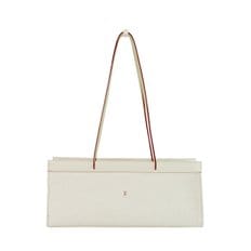 Diana Canvas Shoulder Bag S Ivory_Ivory