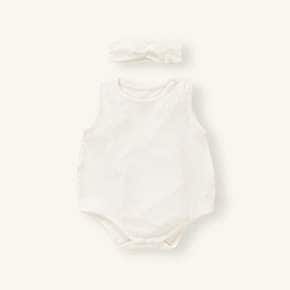 바인 바디수트 세트 아이보리(6m~18m)
