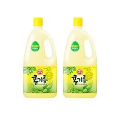 오뚜기 식용유(콩기름) 1.5L 4입+키친타올 1개