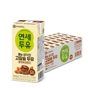 연세  뼈를 생각한 고칼슘 두유 호두아몬드진득찰 180ml 24팩