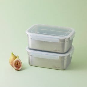 [N4택배] 락앤락 스텐용기2000ml*2p