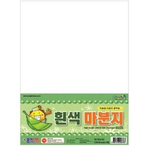 흰색 마분지 8절 10매입JS 평량240g X ( 4세트 )