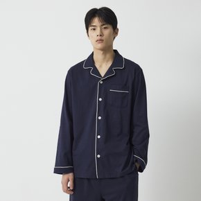 남 스마트 코튼 10부 파자마 세트(NAVY / MELLANGE GREY)