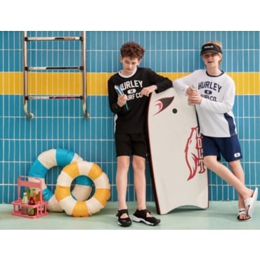 플레이키즈프로 (140-170)나이키키즈    헐리 래쉬 가드 우븐 팬츠 세트(H252ST311P)