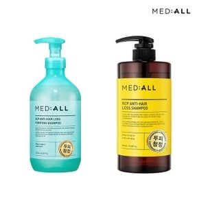 메디올 오리지널 샴푸 800ml + 퓨리파잉 샴푸 720ml(향선택)