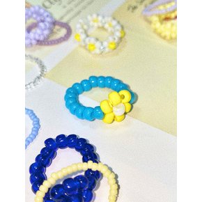 Picnic Yellow Bold Beads Ring 비즈반지