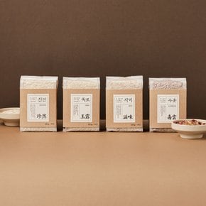 선별조합미 혼합 맛보기 (450g x 4개) / 1회 배송