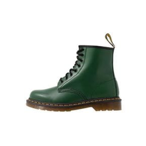 1666294 Dr. Martens 1460 BOOT - 레이스업 앵클 부츠 그린 스무스 40009795