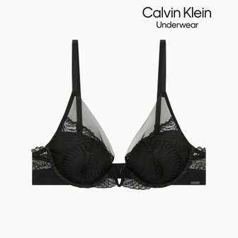 Calvin Klein Underwear 블랙 지오 레이스 AF 플런지 브라 QF7907ADQF7912AD-UB1