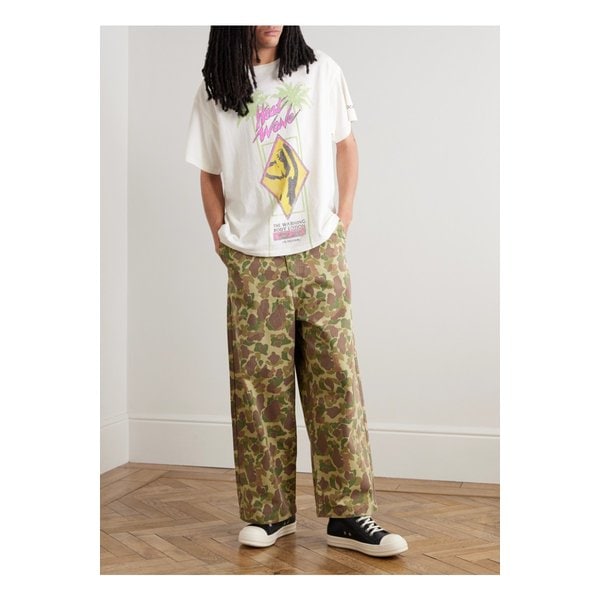 히트 웨이브 글리터 프린트 코튼 저지 티셔츠 46376663162903264