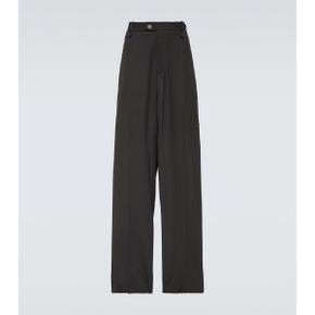 26 FW 발렌시아가 Skater 테일러드 울 블렌드 와이드 팬츠 TP551355118