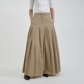 PLEATS MAXI SKIRT_3colors J242OSK323