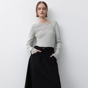 [25 SPRING](택가:79,000원)시타 페이크 레이어드 니트(T-7013)