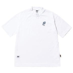 반팔티 모크넥 W래빗 화이트 YORF SHORT SLEEVE MOCK NECK W RABBIT WHITE