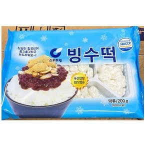 팥빙수재료 젤리 스위트웰 간식 빙수떡 200g 빙수재료 빙수 서치생활