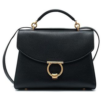 살바토레페라가모 FERRAGAMO 페라가모 마고트 간치니 탑 핸들백 21-H320 NERO 718454 28098043