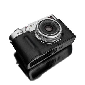 GARIZ FUJIFILM X100V용 가죽 카메라 케이스 HG-X100VBK 블랙