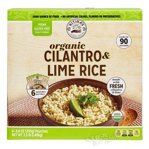 그레인 오가닉 실란트로 라임 라이스 250g X 6개 RITIKA’S GLOBAL GRAINS ORGANIC CILANTRO & L