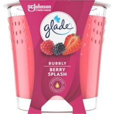 글레이드 glade 아로마 캔들 버블리 베리 스플래쉬 129g 1개