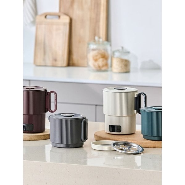 [2세대/6color] 지티스 접이식 파스텔 전기포트 디지털 여행용 캠핑 햇반