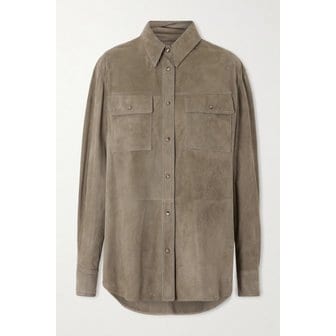 부르넬로쿠치넬리 브루넬로쿠치넬리 스웨이드 오버셔츠 46376663163006513